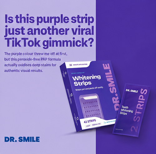 Dr. Smile Violet Teeth Brightening Strips