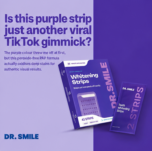 Dr. Smile Violet Teeth Brightening Strips